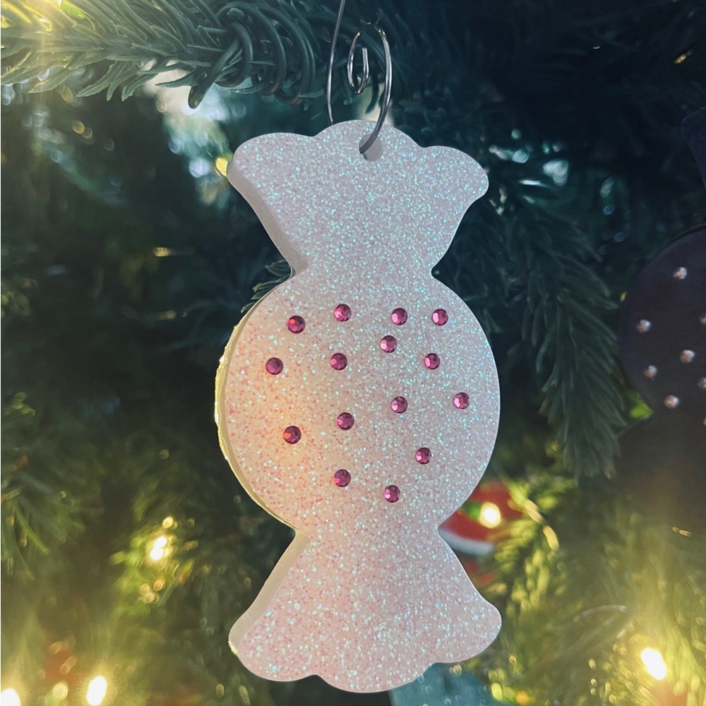 Glitter Candy Ornaments